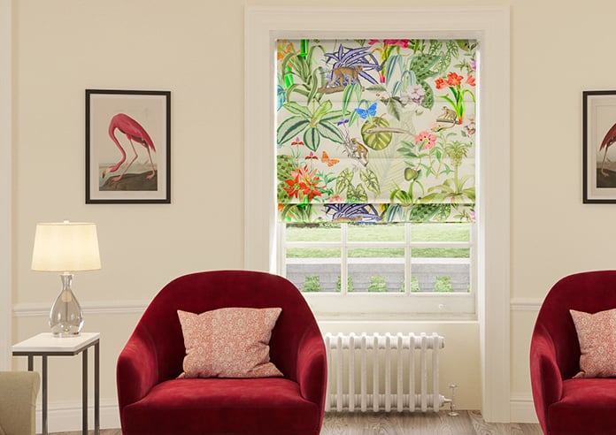 Barbados, Jungle - Motorised Roman Blind - Image 3